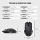 FANTECH WG12RS Raigor III Wireless Gaming Silent Mouse