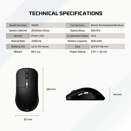FANTECH WG9S KANATA S Wireless Gaming Mouse