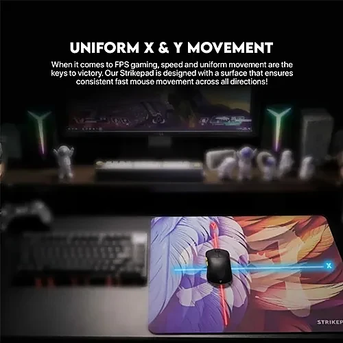 FANTECH MST901 Strikepad Mousepad Anti-Slip Base & Ultra fast Gaming Mousepad