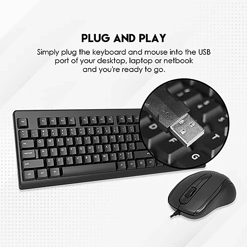 Fantech KM103 USB Wired Keyboard And Mouse Combo