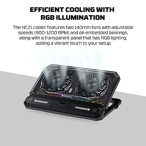 Fantech NC21 RGB Notebook Cooler