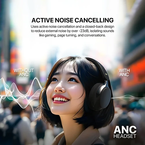 FANTECH WH07A GO FLOW ANC Wireless Bluetooth Headphone