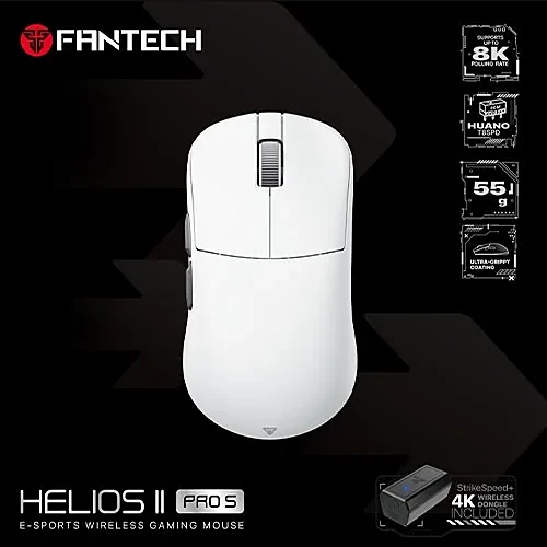 Fantech Helios II Pro XD3V3 Nordic-4k8k Wireless Gaming Mouse